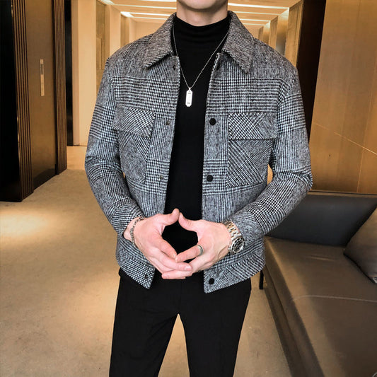 Brandon | Men's Plaid Shirt Jacket