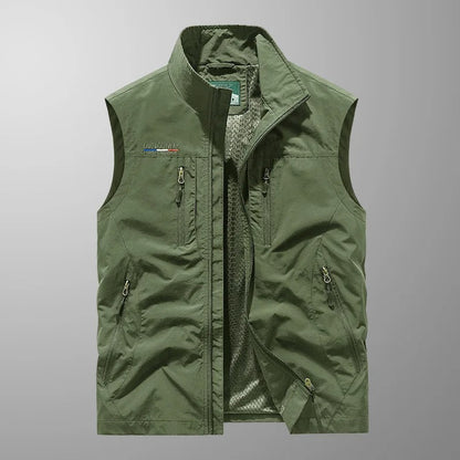 Rory | Multi-Pocket Zip-Up Vest