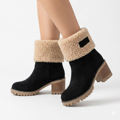Charlotte | Cosy Fleece-Lined Winter Ankle Boots
