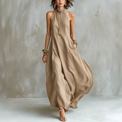 Bohemian Halter Maxi Dress For Women