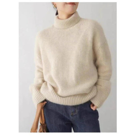 Judith | Women's Oversized Turtleneck Sweater