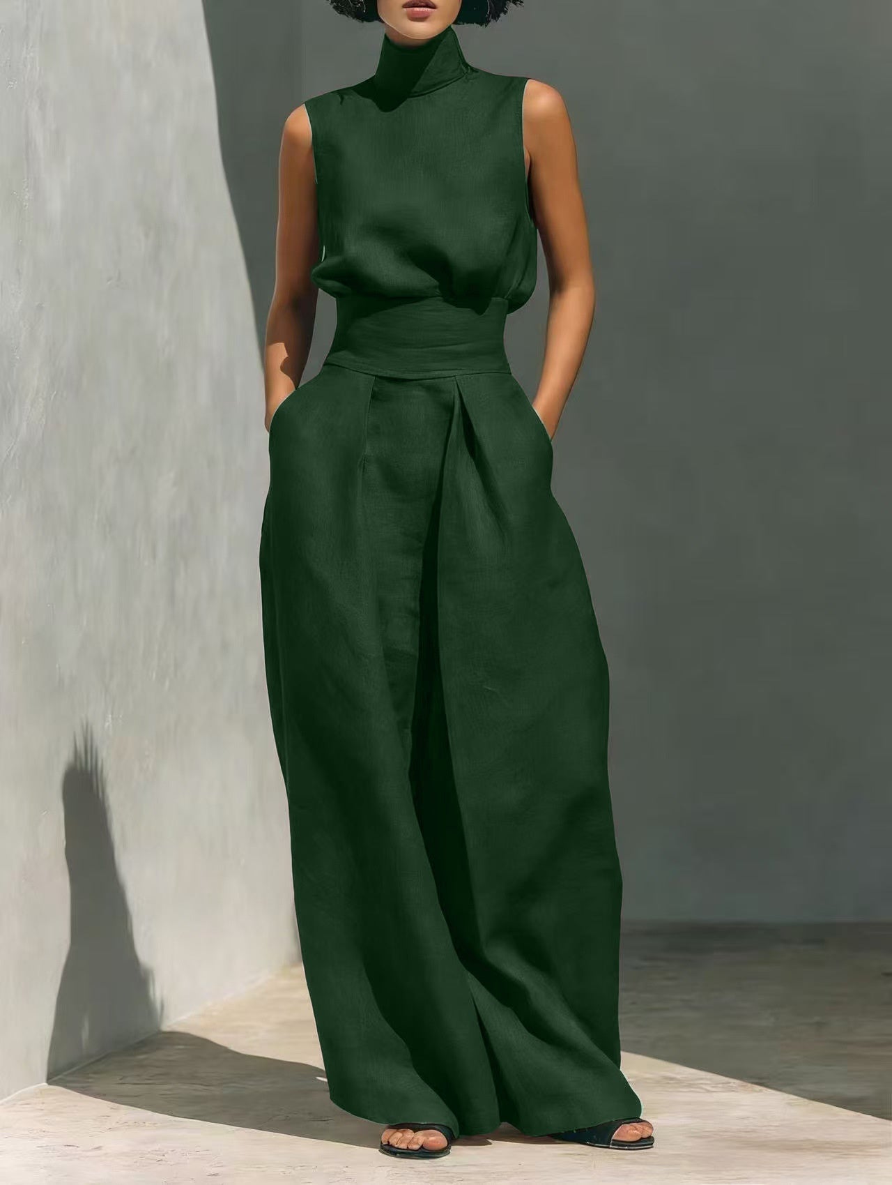Valentina Creswell | Women's Wide Leg Two Piece Set