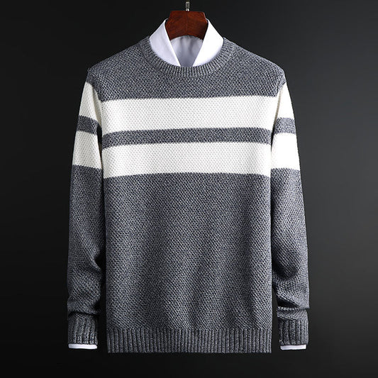 Armando | Men's Striped Crew Neck Sweater