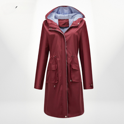 Charlotte | Women's Hooded Mid-Length Anorak Coat
