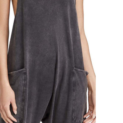 Sarah | V-Neck Sling Pocket Jumpsuit