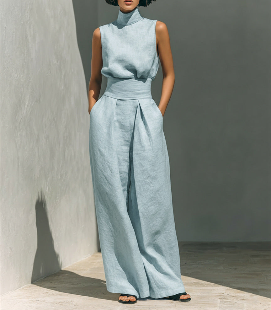 Valentina Creswell | Women's Wide Leg Two Piece Set