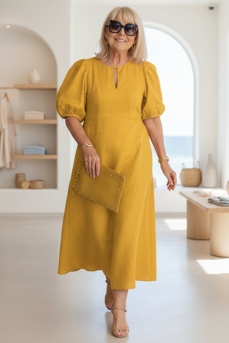 Daria | Cotton Summer Midi Dress