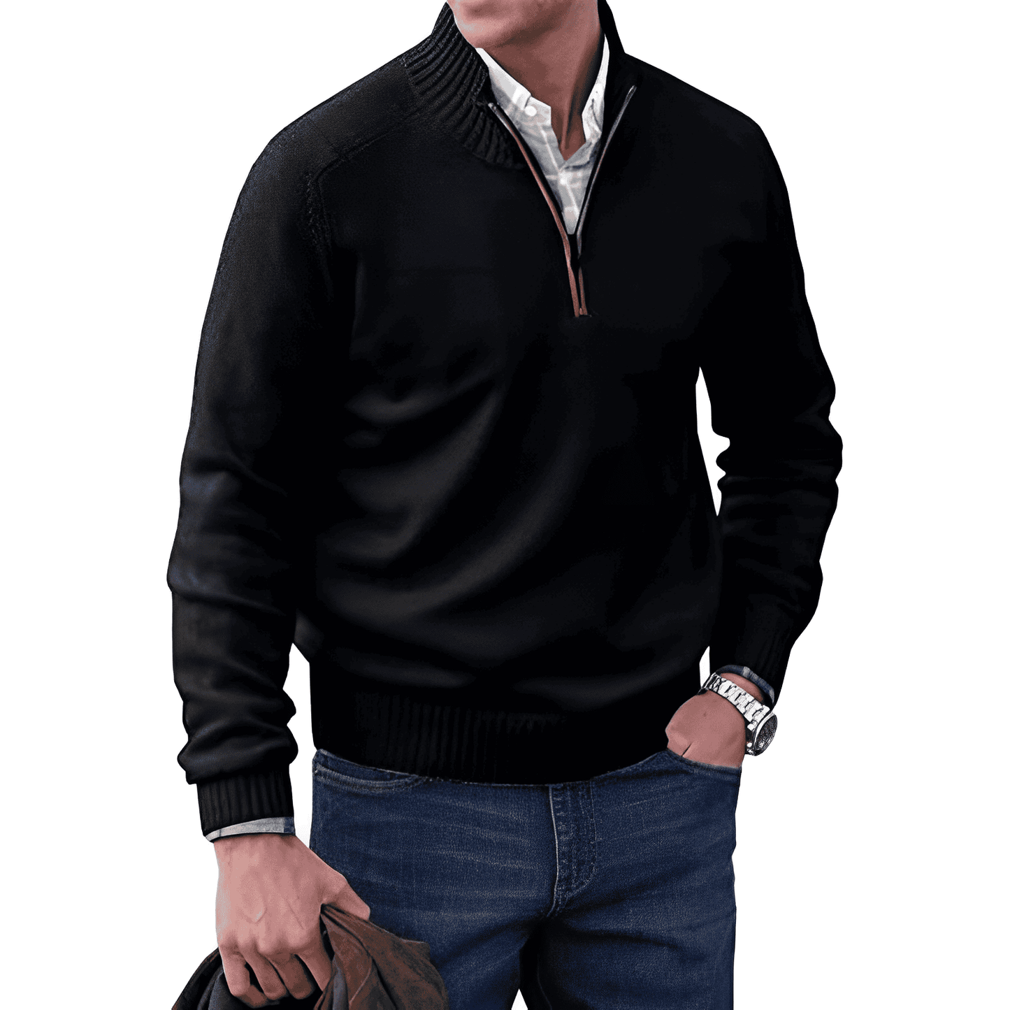Russell | Men's Quarter-Zip Sweater