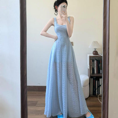 Lace Maxi Dress For Women in Ivory