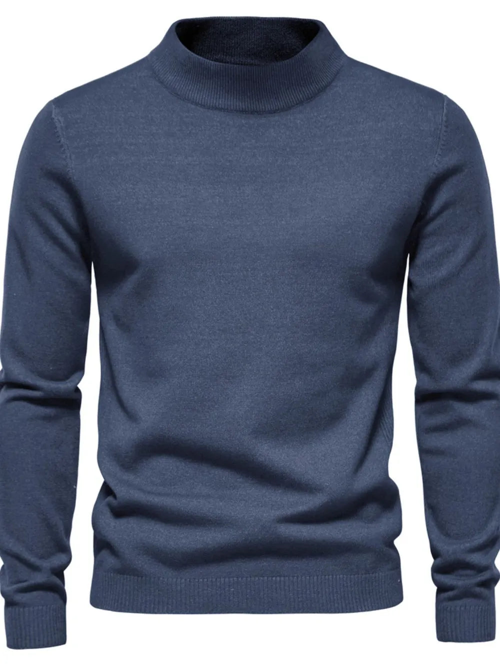 Gawain | Soft Knit Mock Neck Sweater Regular Fit