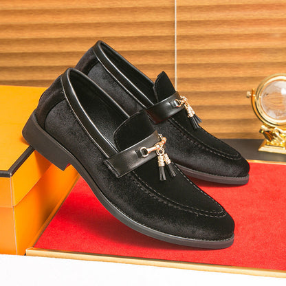 Archer | Men's Tassel Suede Loafers