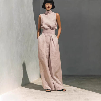 Valentina Creswell | Women's Wide Leg Two Piece Set