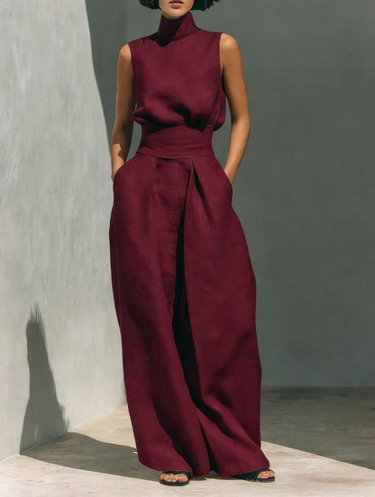 Valentina Creswell | Women's Wide Leg Two Piece Set