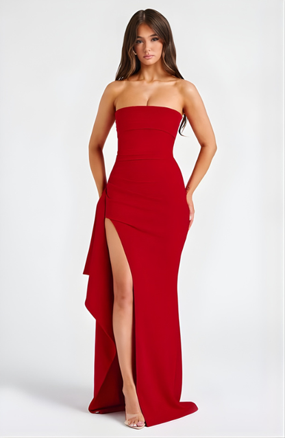 Kirrily | Strapless Twisted Maxi Dress