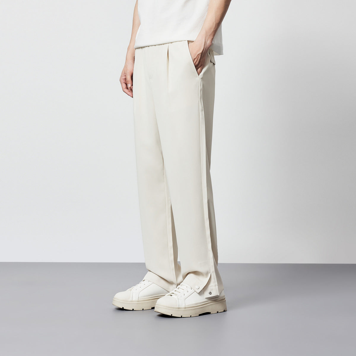 Samuel | Men's Pleated Wide Leg Pants