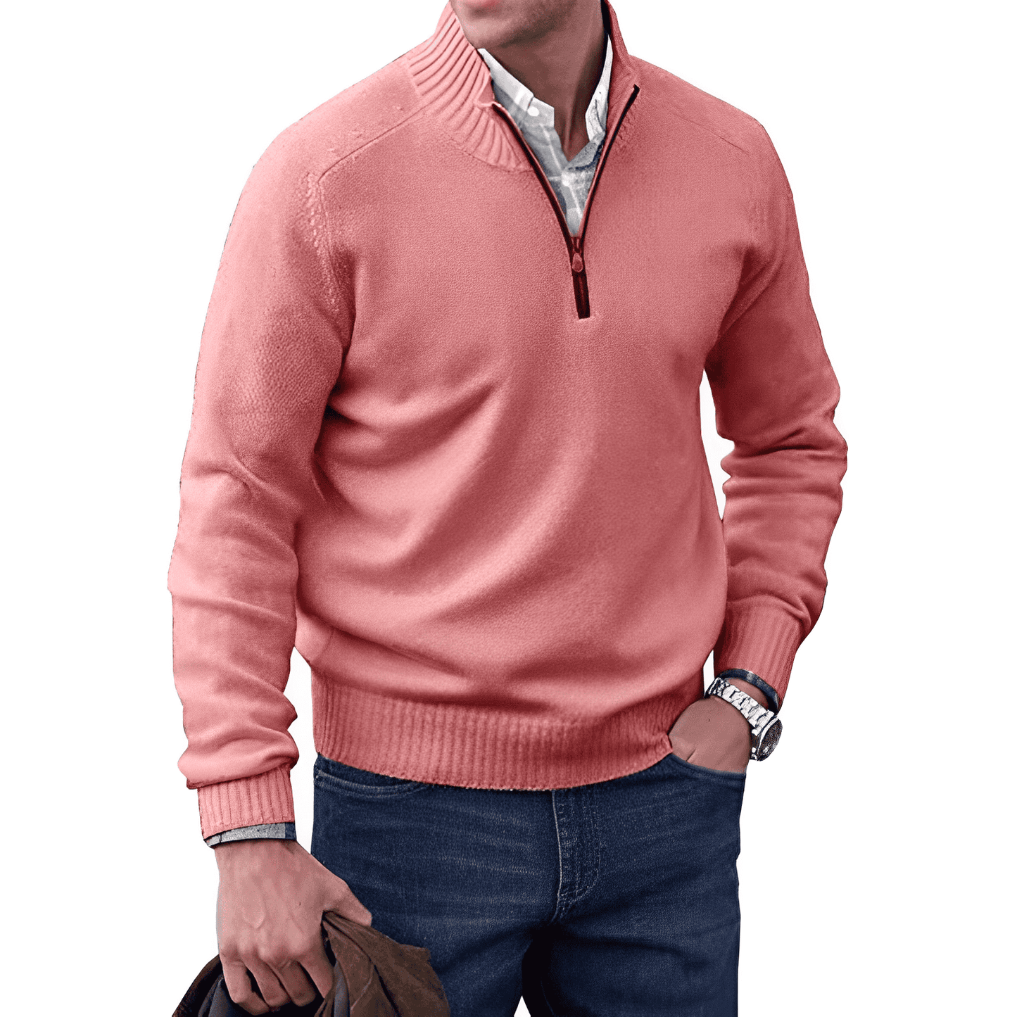 Russell | Men's Quarter-Zip Sweater