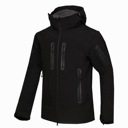 Percy | Men's Full Zip Hooded Jacket