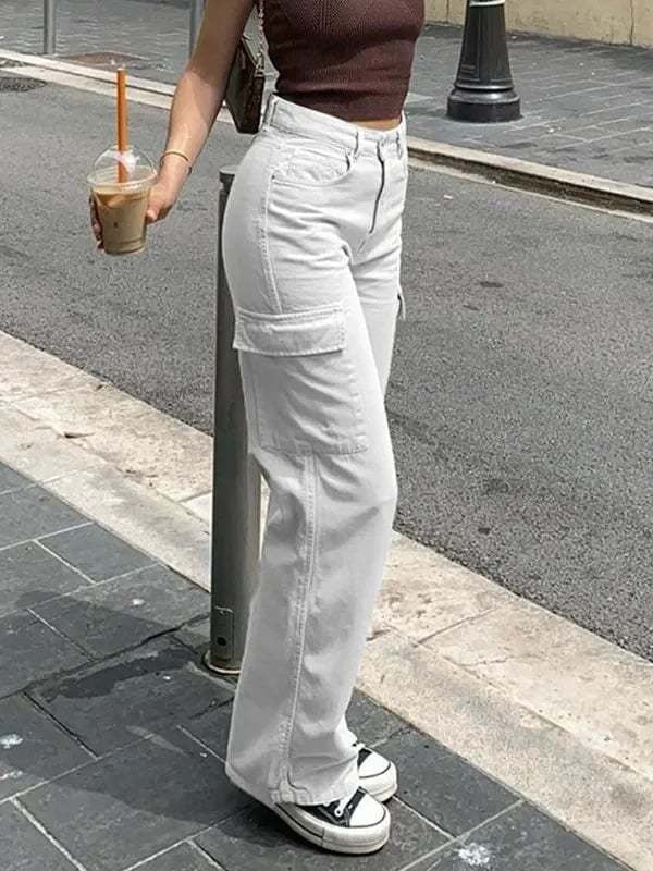 Sienna DeLuca | Women's Multi Pocket Cargo Jeans