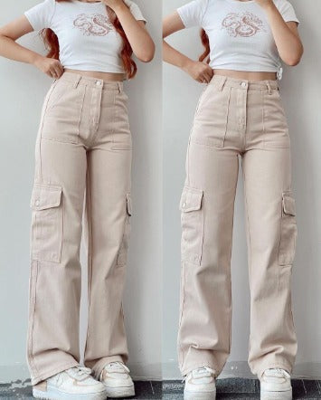 Sienna DeLuca | Women's Multi Pocket Cargo Jeans