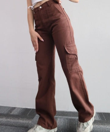 Sienna DeLuca | Women's Multi Pocket Cargo Jeans