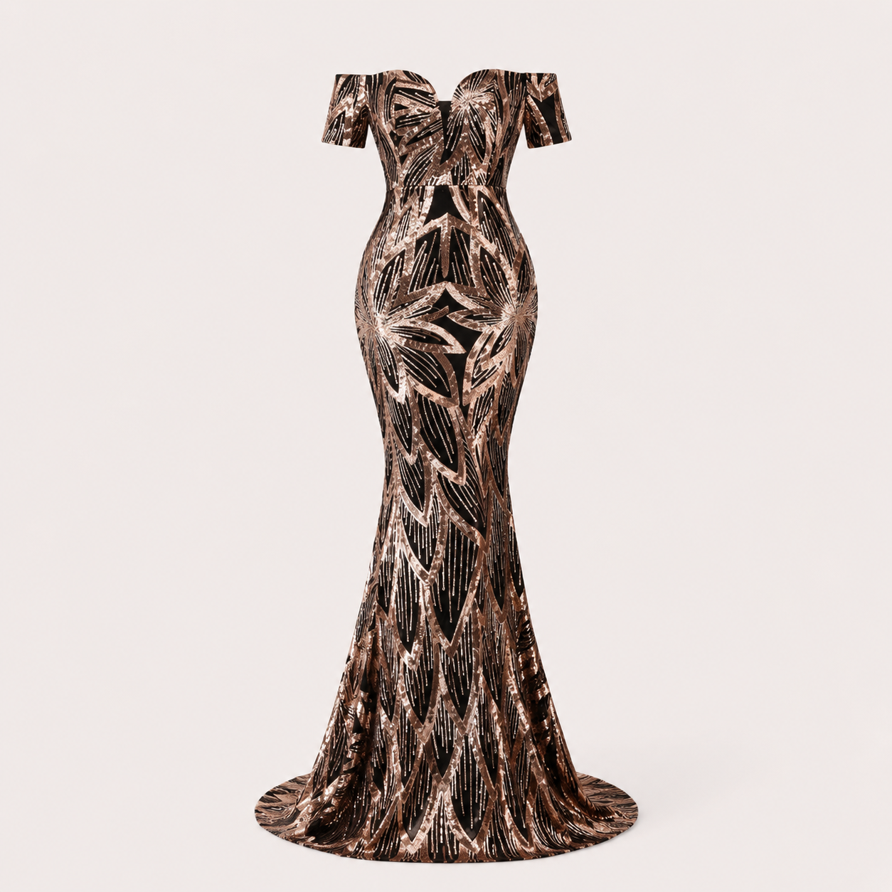 Sequined Formal Dress For Women