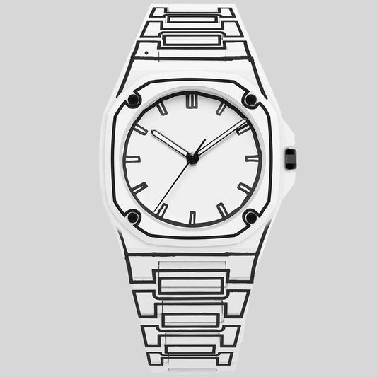 Alessandro Veneti Minimalist Outline Watch