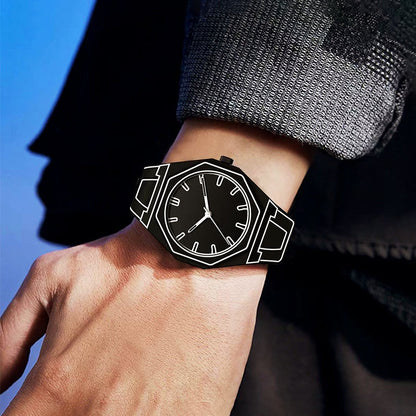 Alessandro Veneti Minimalist Outline Watch