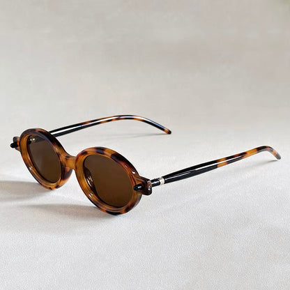 Aurelia Retro Oval Sunglasses