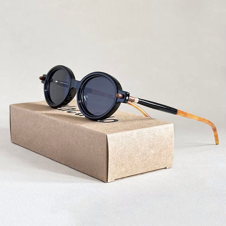 Aurelia Retro Oval Sunglasses