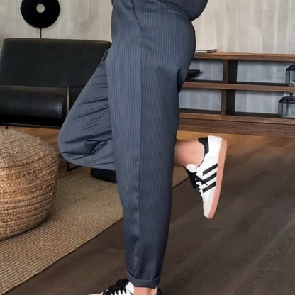 Renae | High-Waisted Straight-Leg Tailored Pants