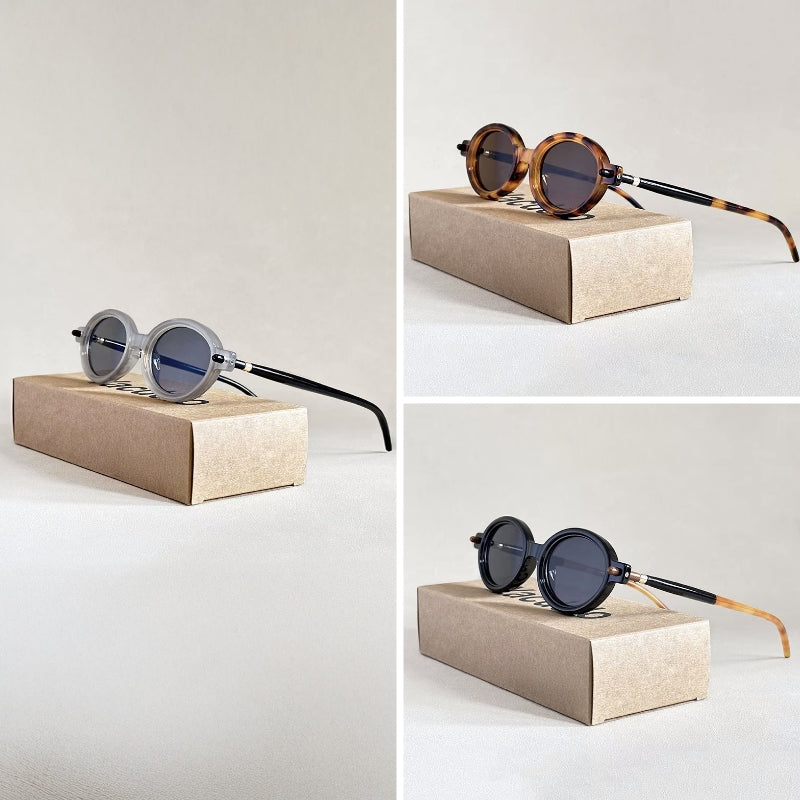 Aurelia Retro Oval Sunglasses