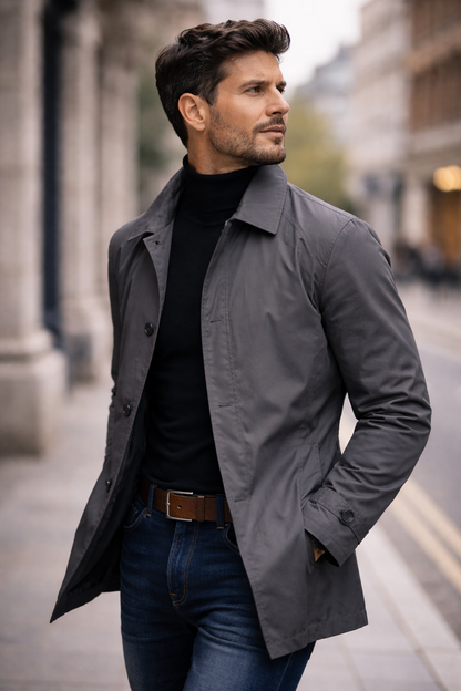 Axton | Tailored All-Weather Men's Overcoat