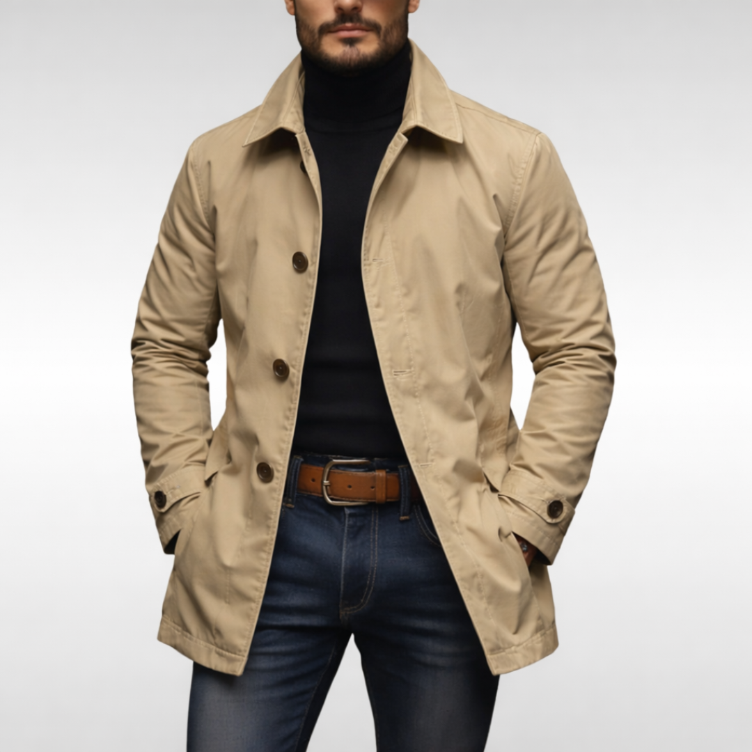 Axton | Tailored All-Weather Men's Overcoat