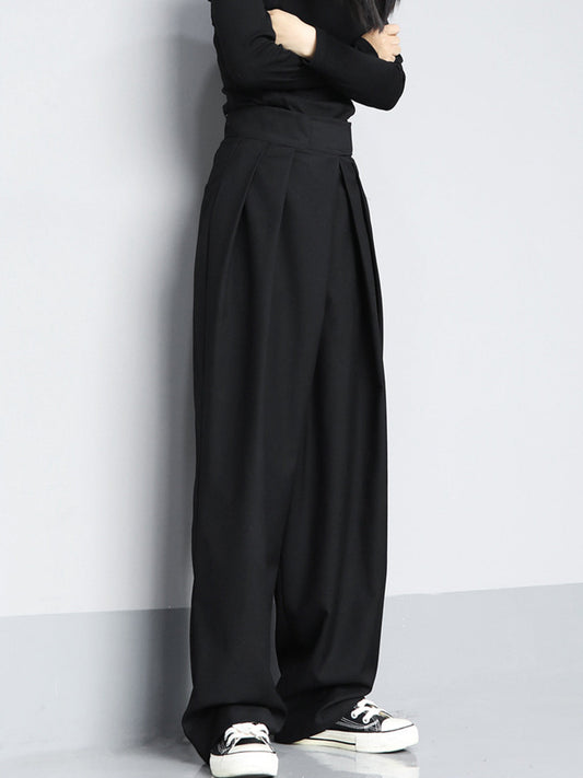 Wide Leg Velcro Waist Pants