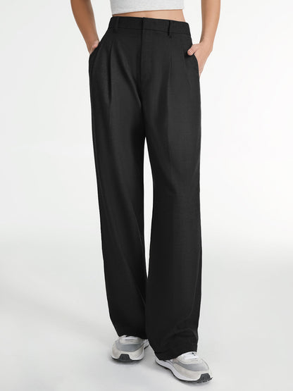 Tailored Straight Leg Dress Pants