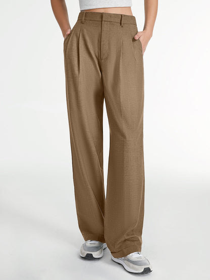 Tailored Straight Leg Dress Pants