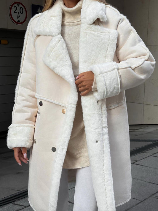 June | Women's Oversized Faux Shearling Coat