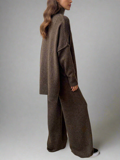 Soft Knit Turtleneck Lounge Set