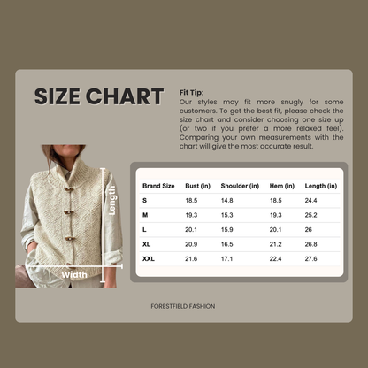 Classic Layering Sleeveless Knit Vest