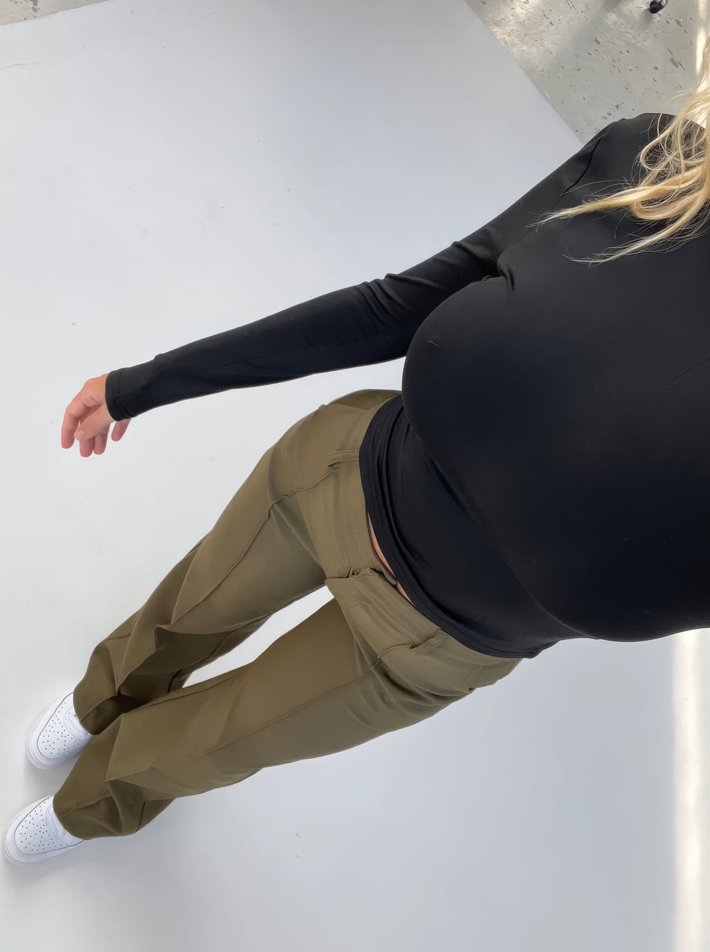 Casual Wide-leg high-waisted trousers for women