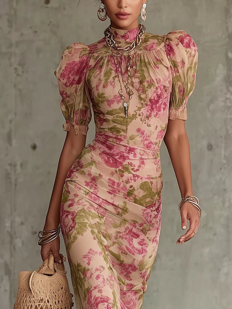 Charlotte | Floral Mermaid Maxi Dress Women