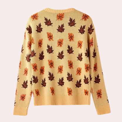 Edith | Women's Patterned Crewneck Sweater