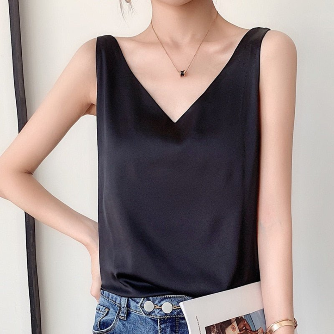 Fern | Women's Draped Sleeveless Summer Top