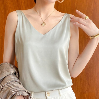 Fern | Women's Draped Sleeveless Summer Top