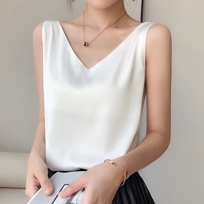 Fern | Women's Draped Sleeveless Summer Top
