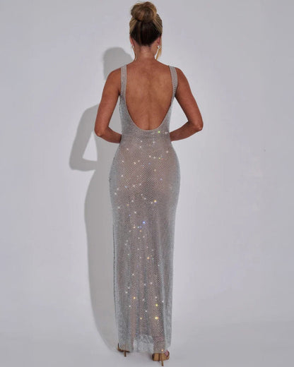 Celeste Embellished Formal Evening Grown