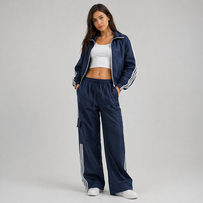 Valentina Russo | Women's Side Stripe Cargo Trackpants