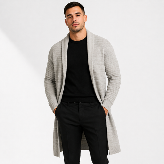 Montague | Soft Knit Stand Collar Full Zip Cardigan