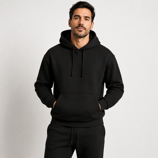 Desmond | Classic Pullover Hoodie Adjustable Hood Regular Fit