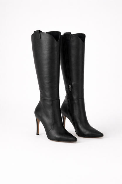 Natasia | Women's High Heel Knee-High Boots